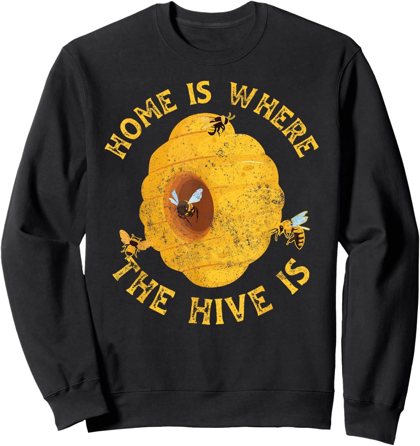 Beekeeper Bee Hive Bee Sweatshirt - Sweatshirt | Black