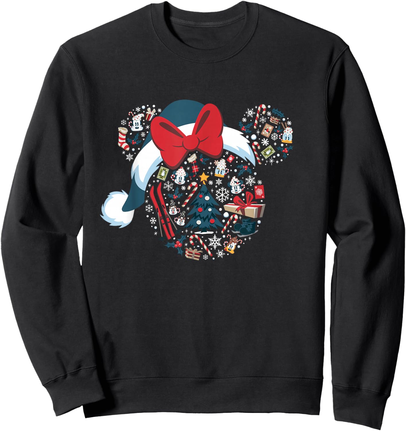 Disney Minnie Mouse Icon Winter Lodge Sweatshirt - Sweatshirt | Black