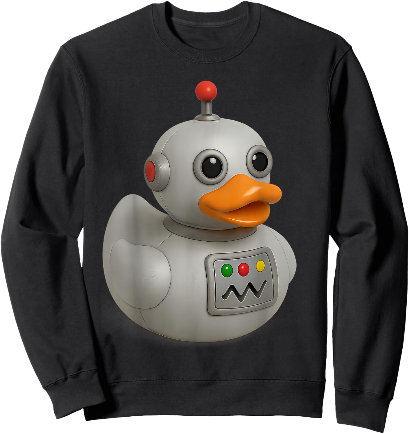 Robot Rubber Duck Sweatshirt - Sweatshirt | Black