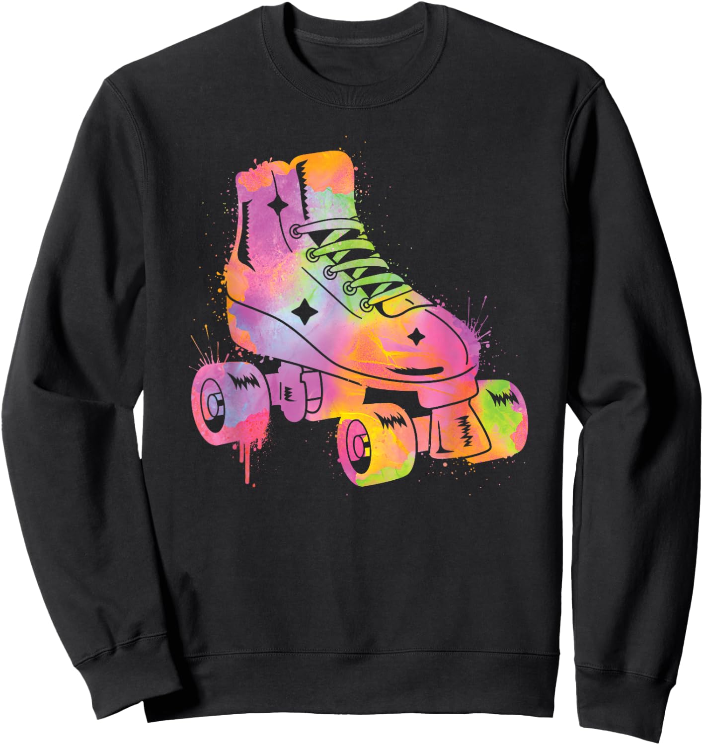 Roller Skating Women's Girls Roller Skates Children's , black Sweatshirt - Sweatshirt | Black