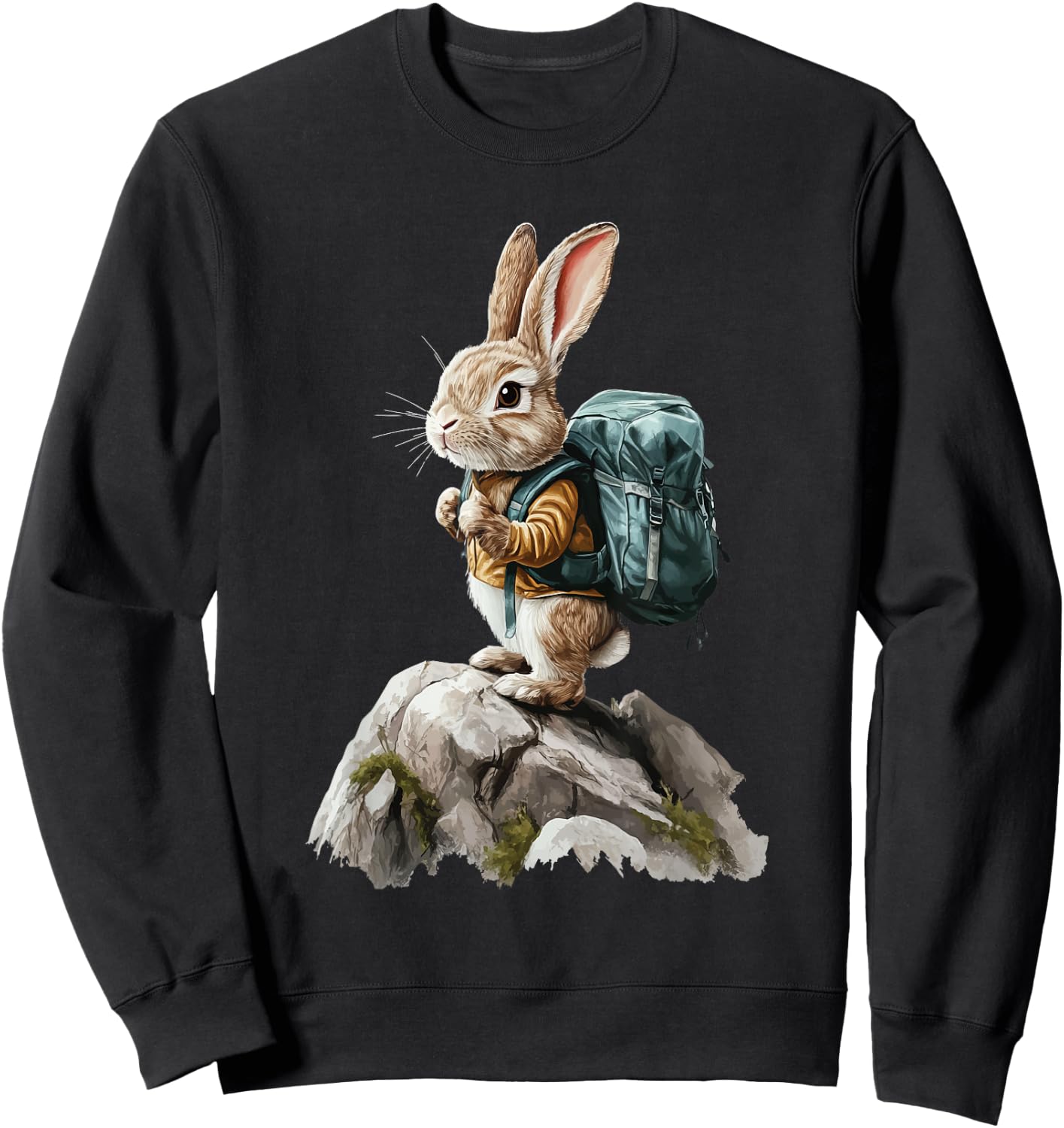 Rabbit Hiking Sweatshirt - Sweatshirt | Black