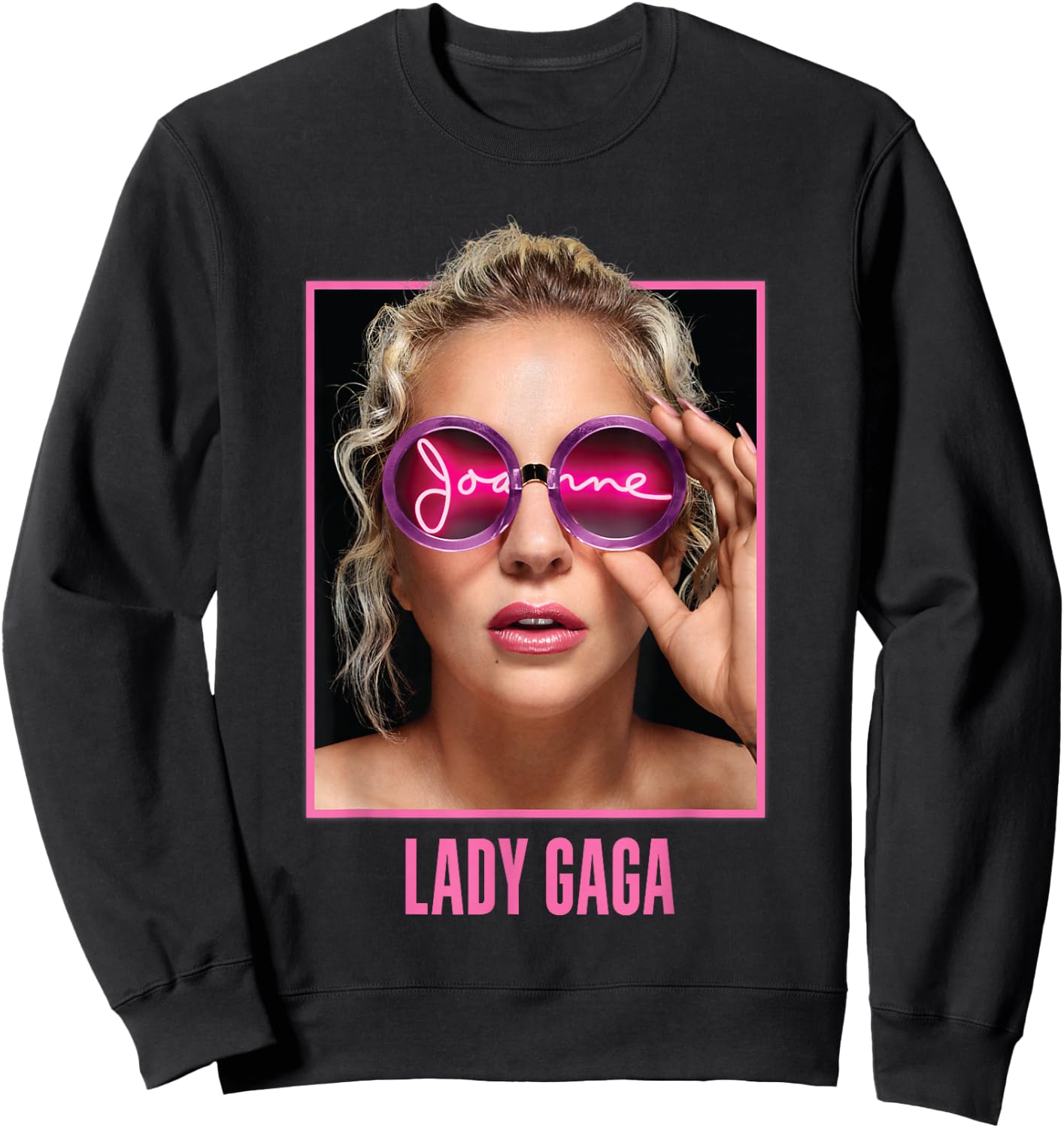 Lady Gaga Joanne Brille , black Sweatshirt - Sweatshirt | Black