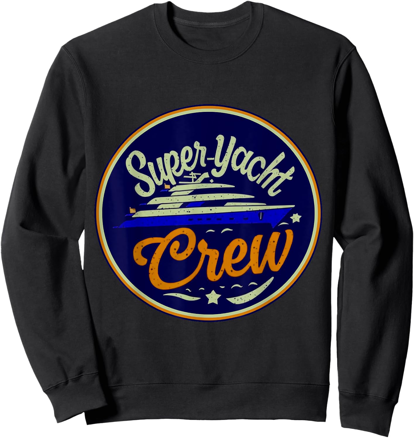 Super Yacht Crew Sweatshirt - Sweatshirt | Black