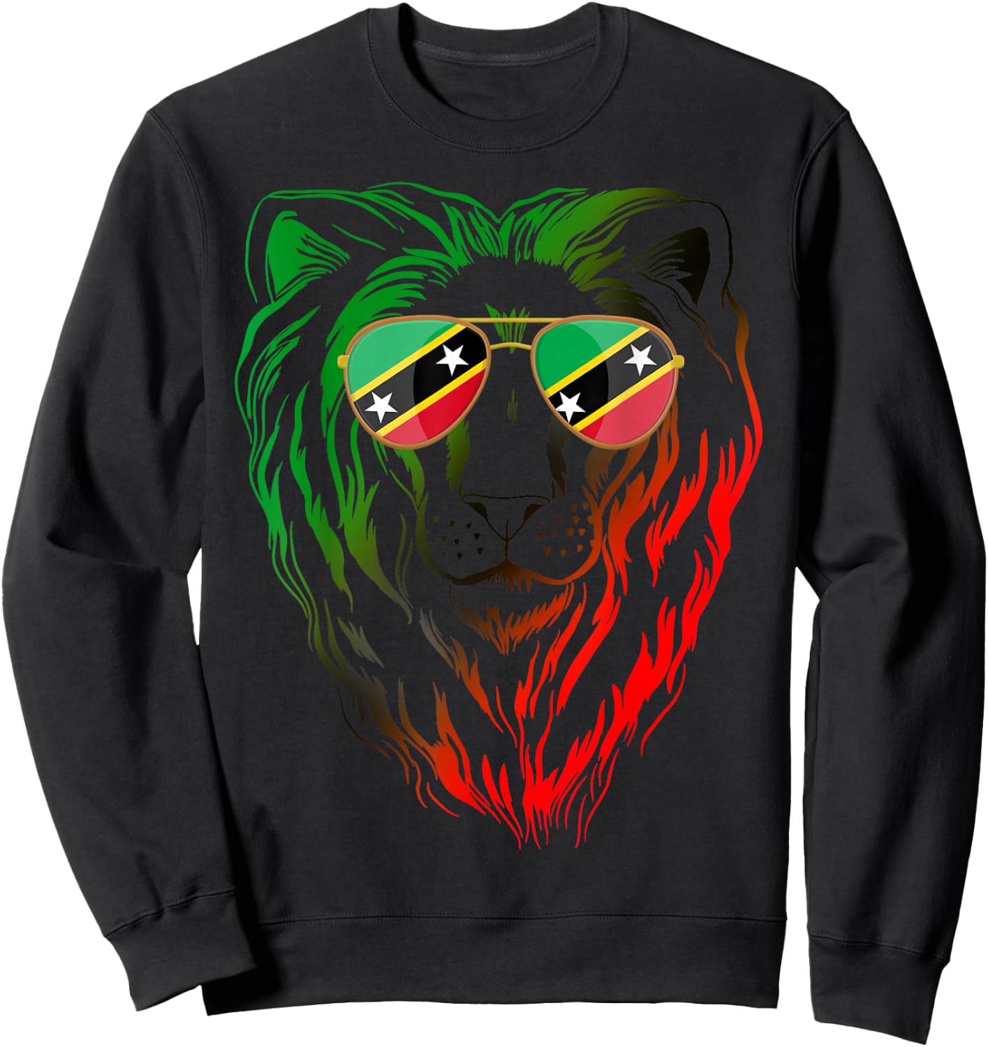 Saint Kitts and Nevis Sweatshirt - Sweatshirt | Black