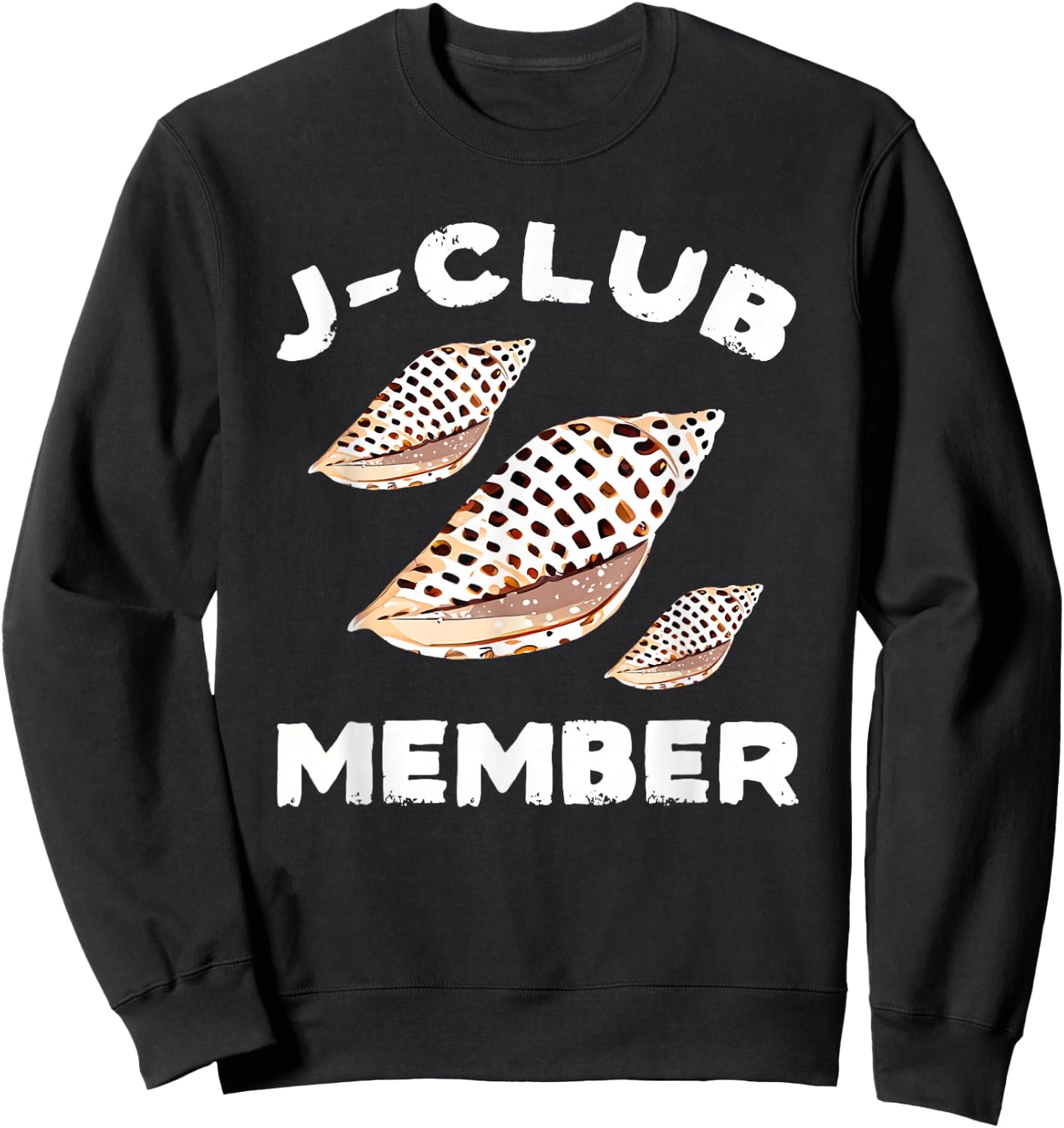 Junonia Club Member J-Club Seashell Bucket List Beachcomber Sweatshirt - Sweatshirt | Black