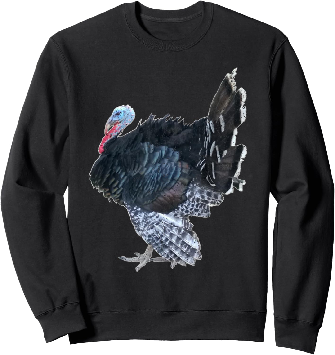 Vintage Retro Vintage Turkey Jive Thanksgiving Turkey Sweatshirt - Sweatshirt | Black
