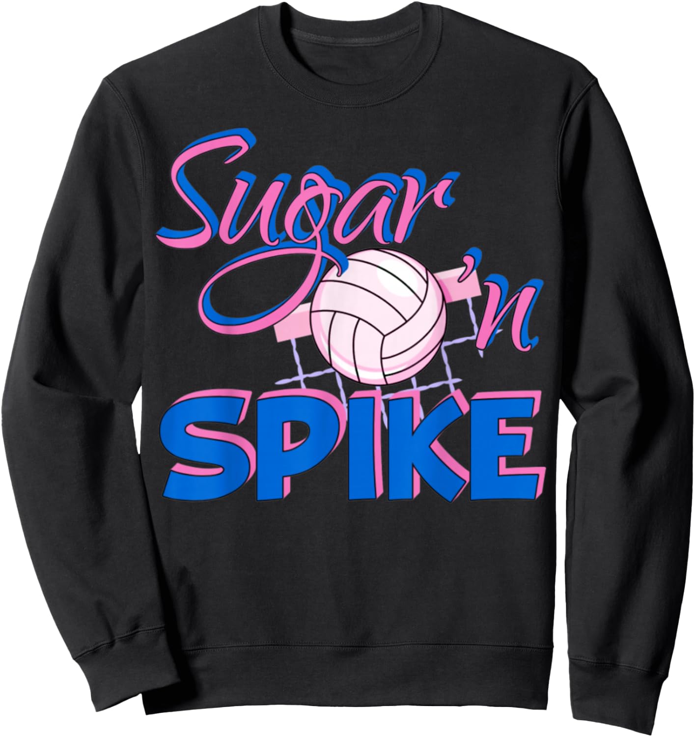 Sugar Spike Volleyball Sweatshirt - Sweatshirt | Black