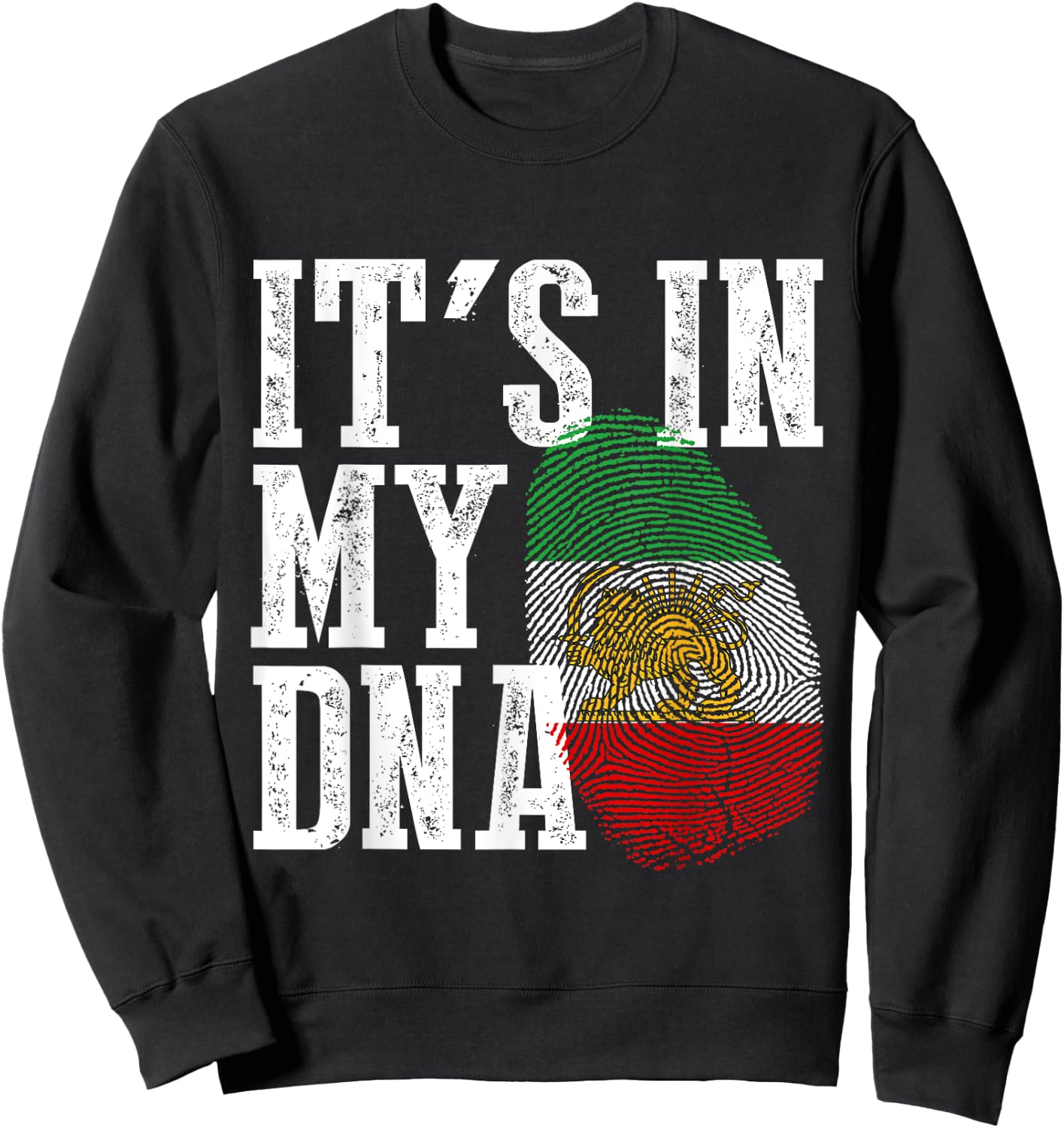 Iranian flag, Iran lion, Persian flag, Iran. , Black, S Sweatshirt - Sweatshirt | Black