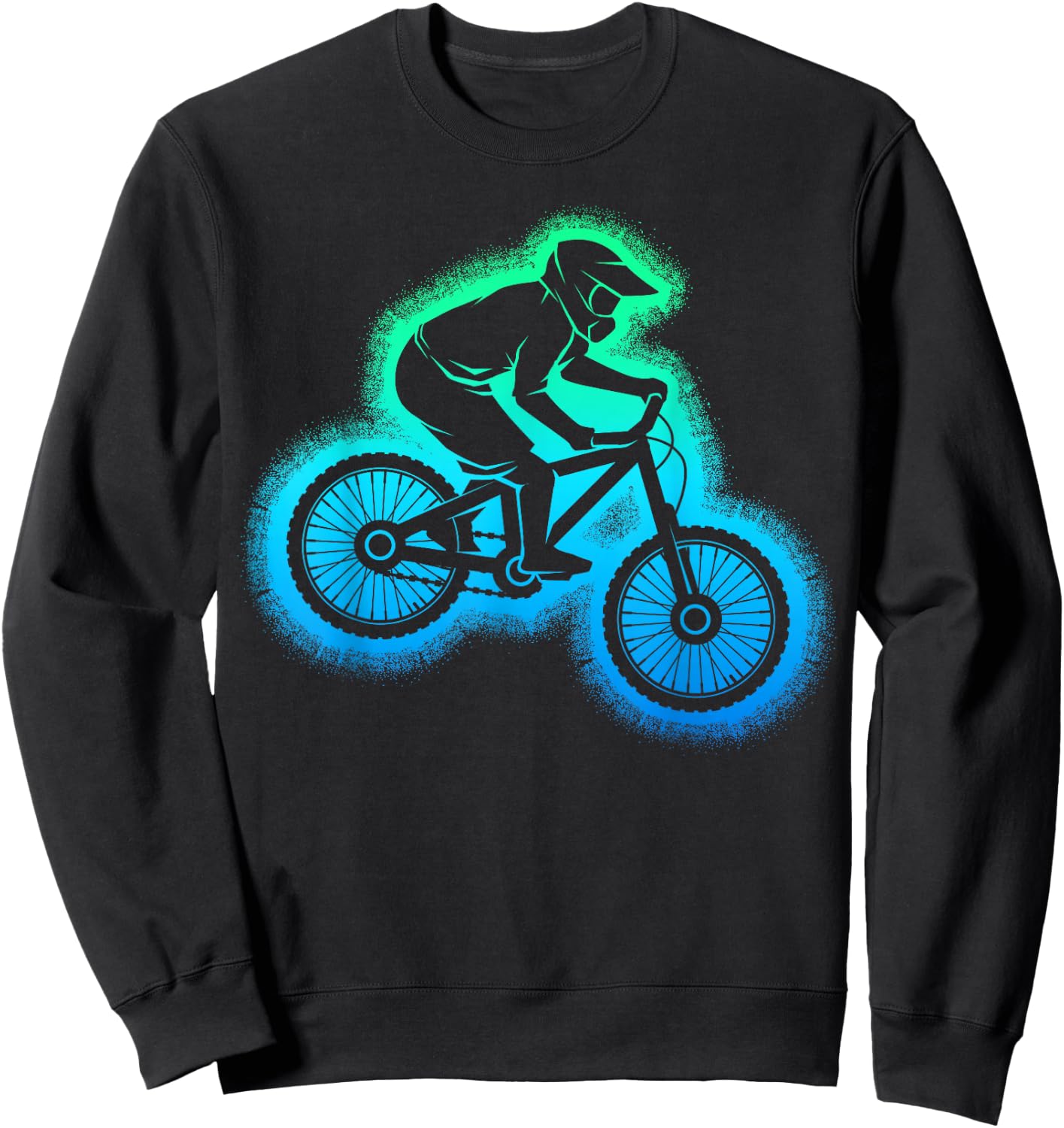 Mountainbike MTB Downhill Biker Kinder Jungen Sweatshirt - Sweatshirt | Black