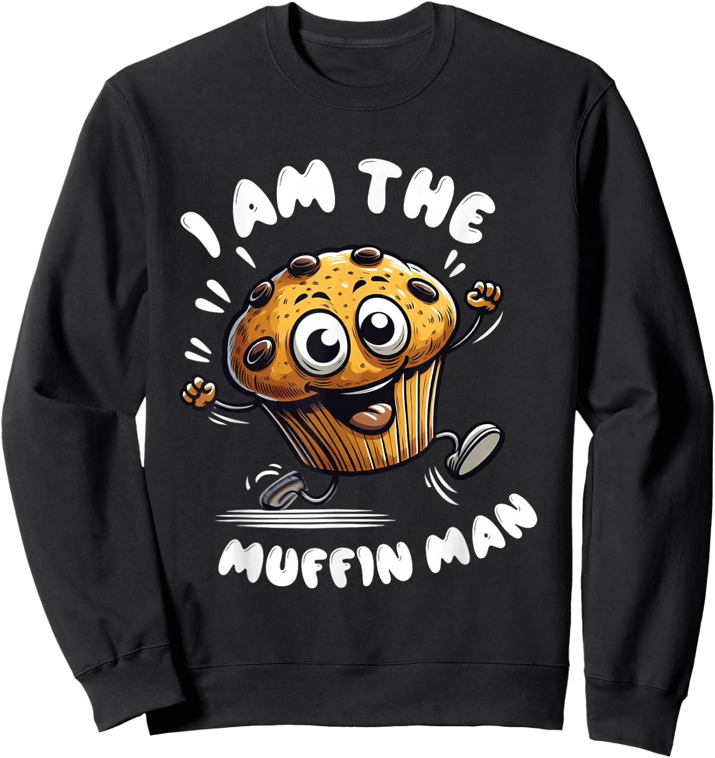 Ich bin The Muffin Man! Muffin Sweatshirt - Sweatshirt | Black