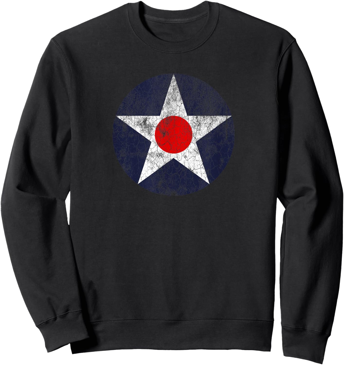 Army Air Corps Roundel Us Air Force Insignia Sweatshirt - Sweatshirt | Black