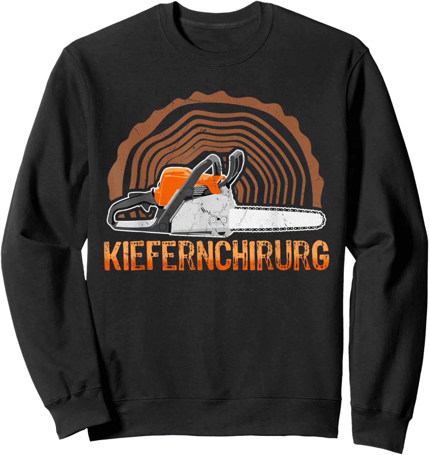Pine Surgeon - Chainsaw Wood Firewood , black Sweatshirt - Sweatshirt | Black