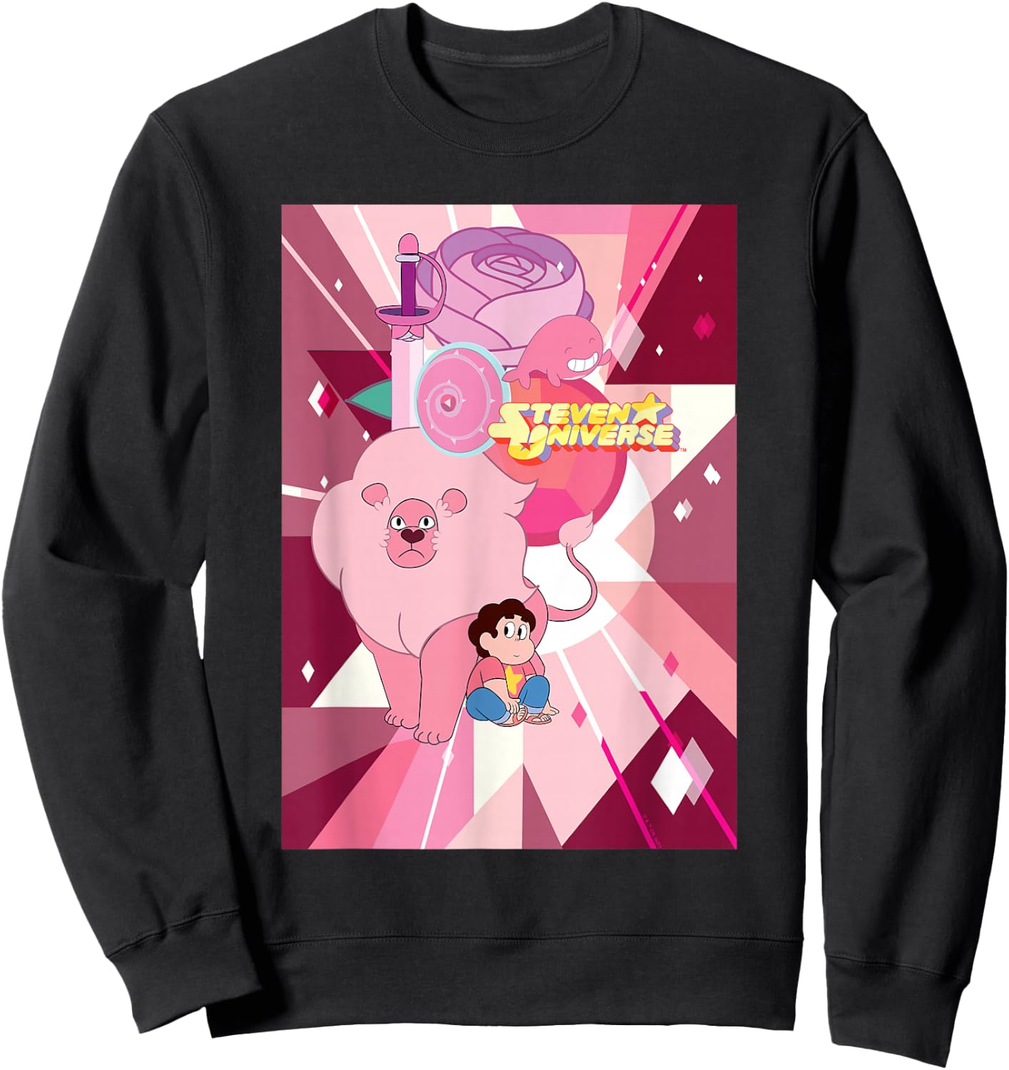 Steven Universe Steven and the Lion Sweatshirt - Sweatshirt | Black