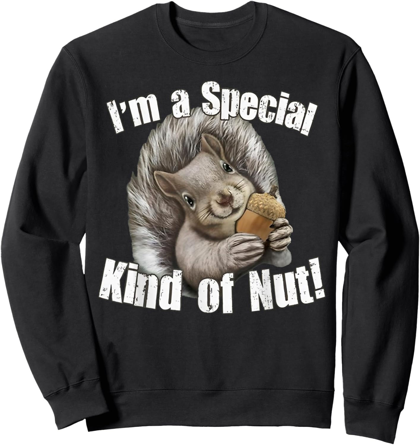I'm a Special Kind of Nut Funny Squirrel Rodent Animal Lover Sweatshirt - Sweatshirt | Black
