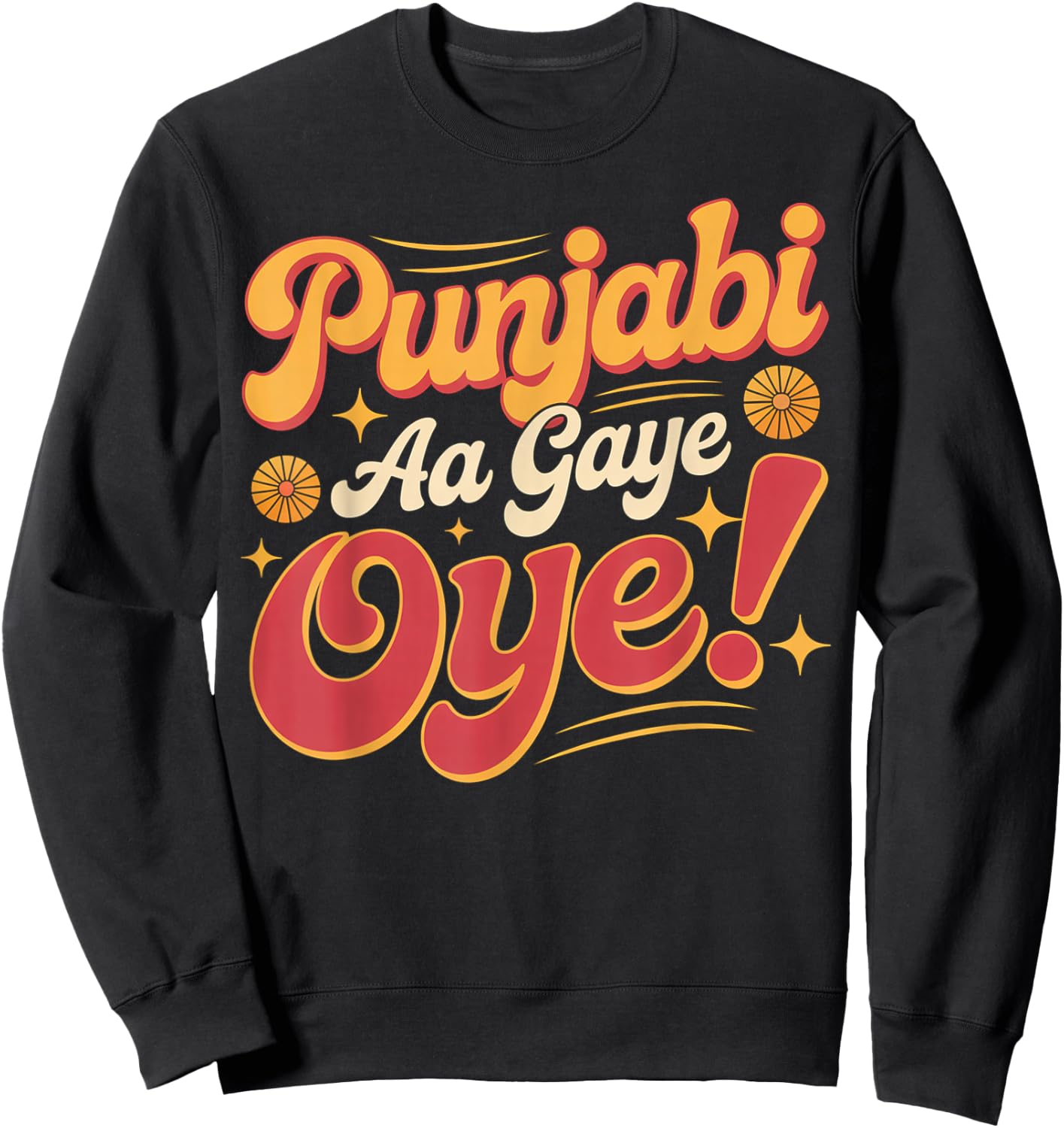 Punjabi Aa Gaye Oye Tonight Diljit Dosanjh Sweatshirt - Sweatshirt | Black
