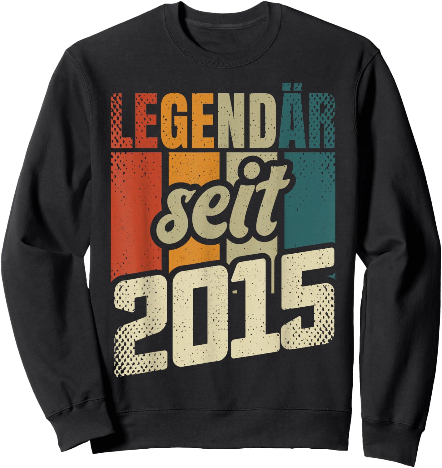 9th Birthday Boy Girl 9 Years 2015 Funny Gift , black Sweatshirt - Sweatshirt | Black