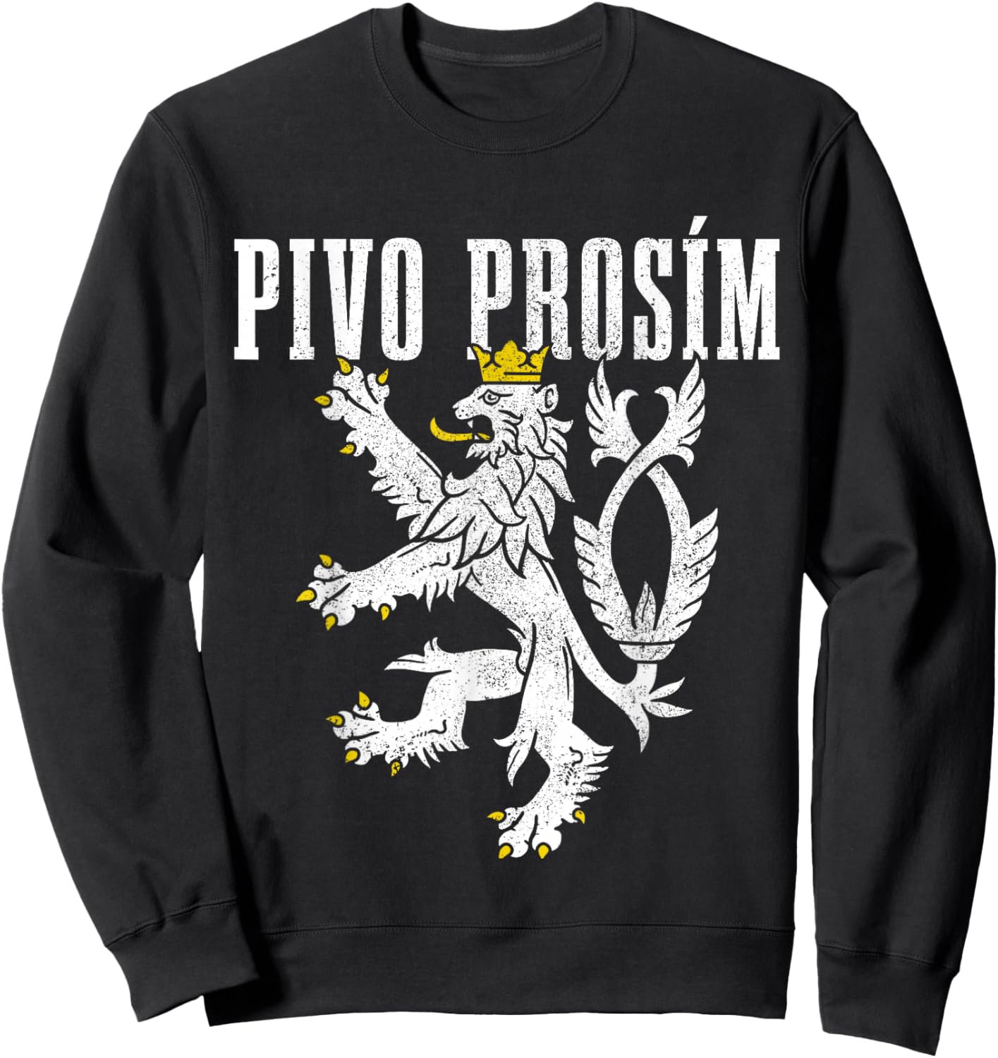 Pivo Prosim Bier bitte in Tschechien Sprache Prag Sweatshirt - Sweatshirt | Black