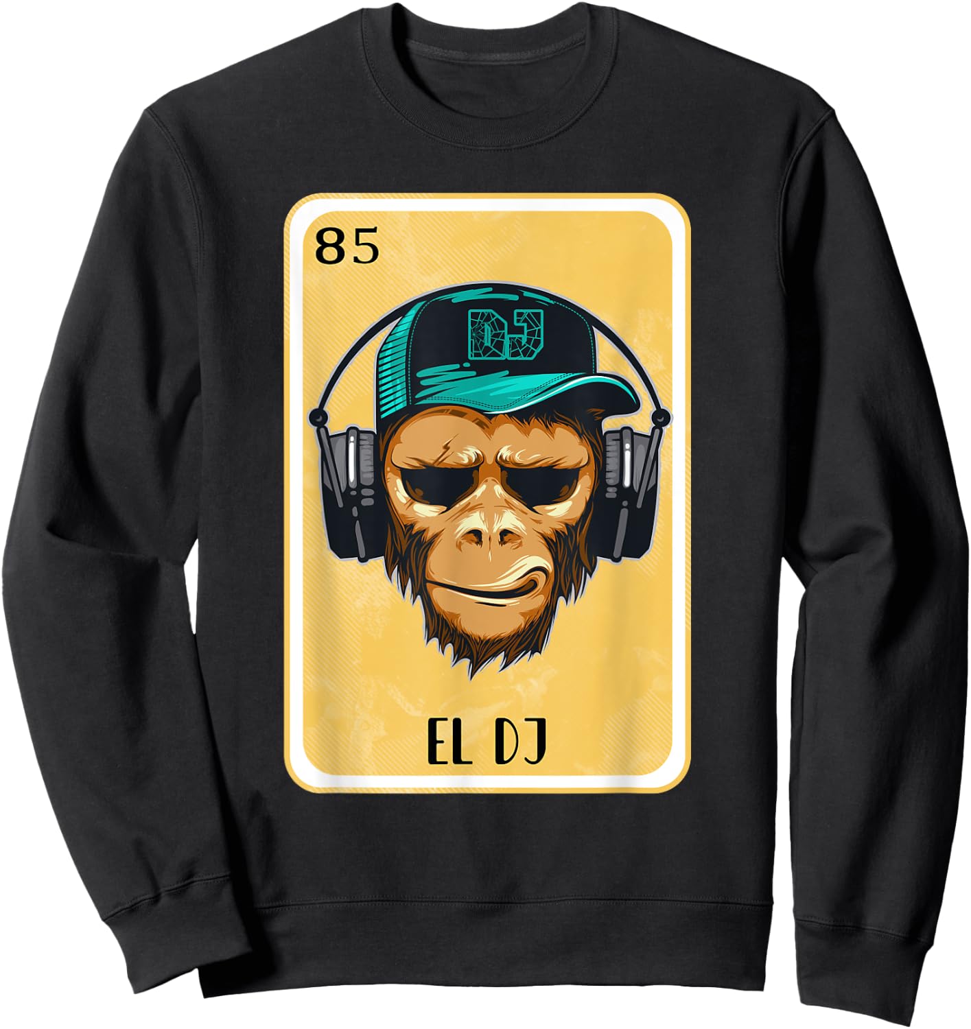 Funny Spanish-Mexican Bingo Gifts - El DJ Sweatshirt - Sweatshirt | Black