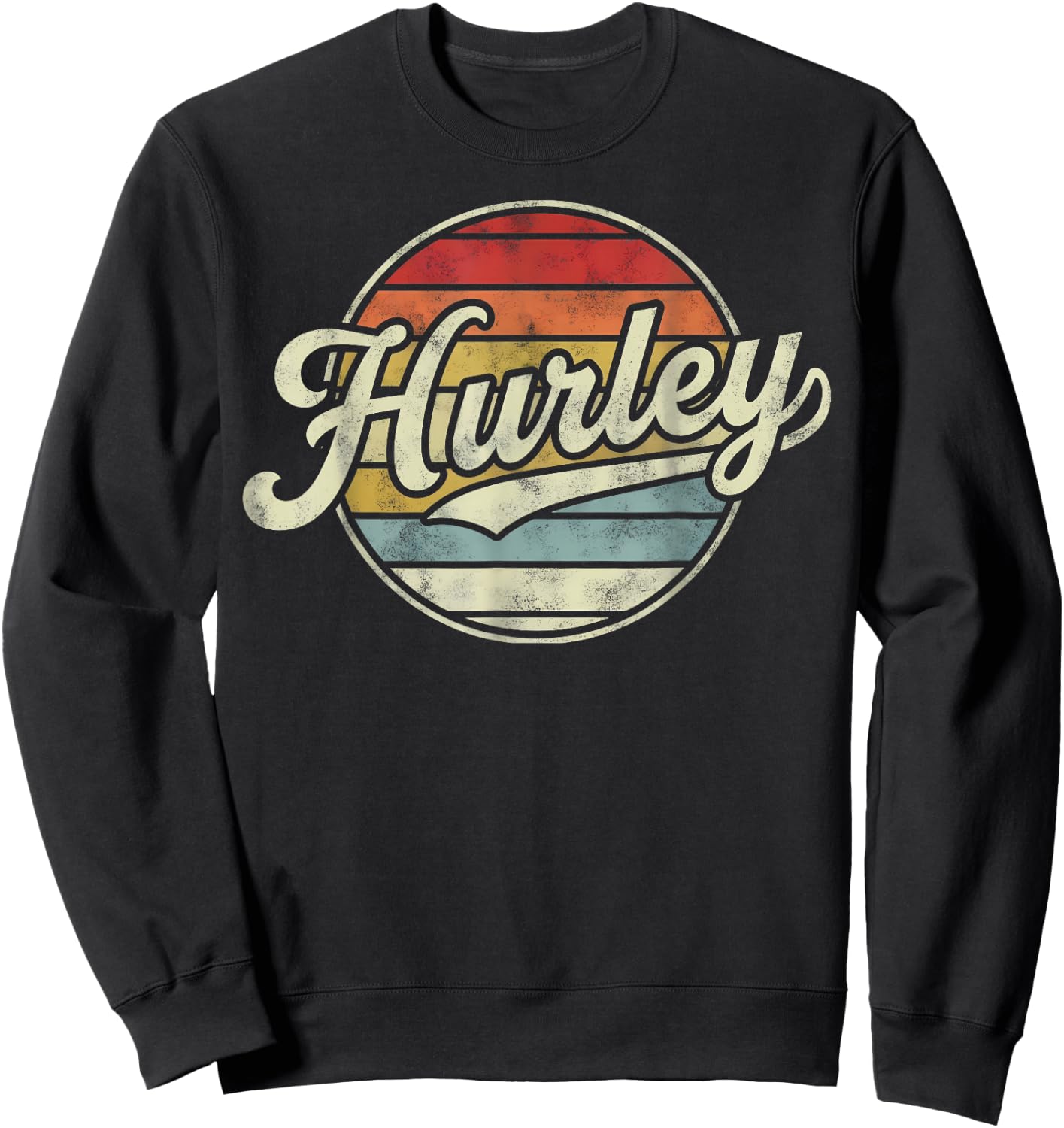 Hurley Vintage Design Men Women Kids Sweatshirt - Sweatshirt | Black