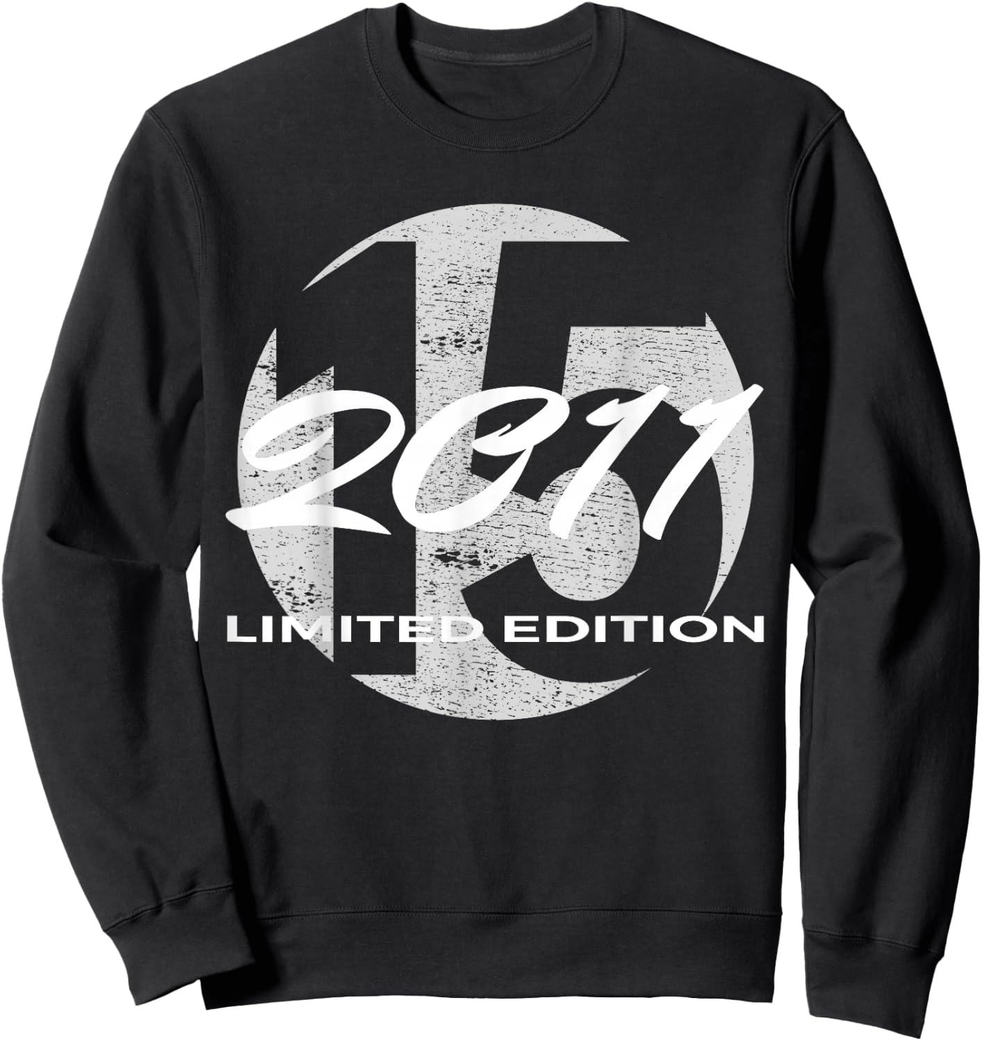 15. Geburtstag Mädchen Junge 15 Jahre 2011 Lustig Geschenk Sweatshirt - Sweatshirt | Black