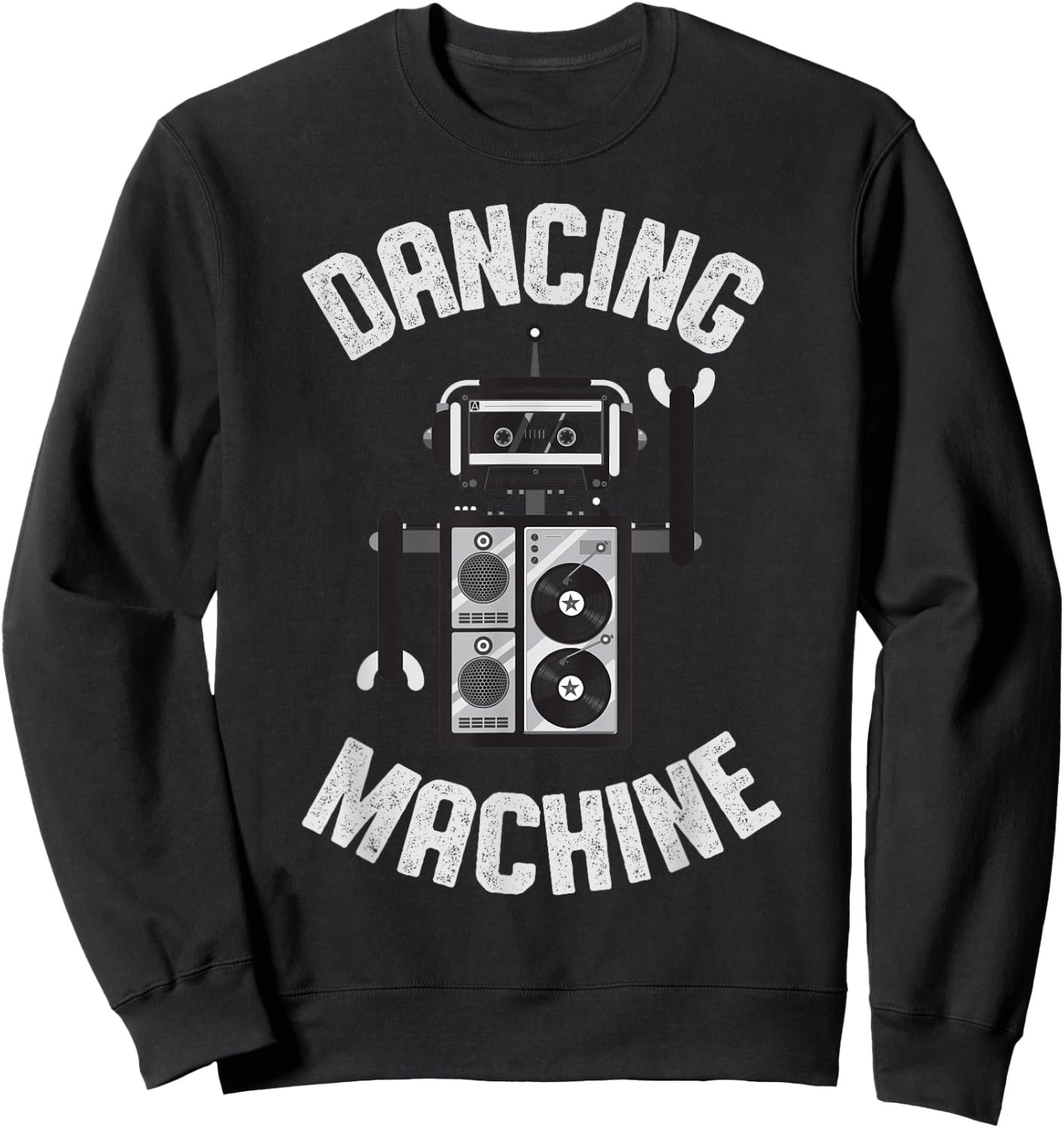 Dancing Machine Robot for Boys and Girls Sweatshirt - Sweatshirt | Black