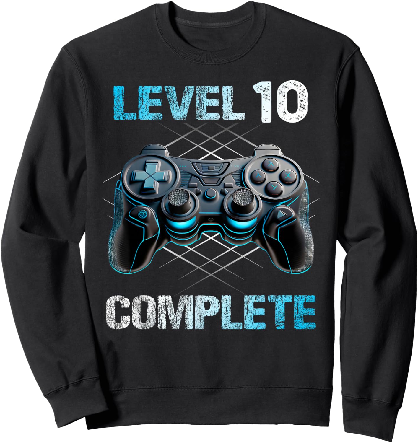 Level 10 Complete Gamer Junge 10. Geburtstag freigeschaltet Sweatshirt - Sweatshirt | Black