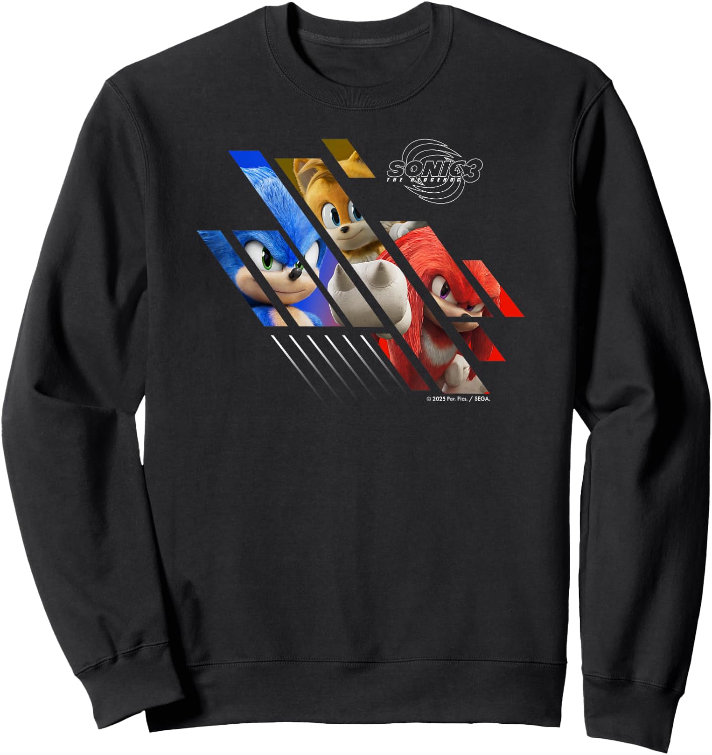 Sonic the Hedgehog 3 - Team Sonic Sweatshirt - Sweatshirt | Black