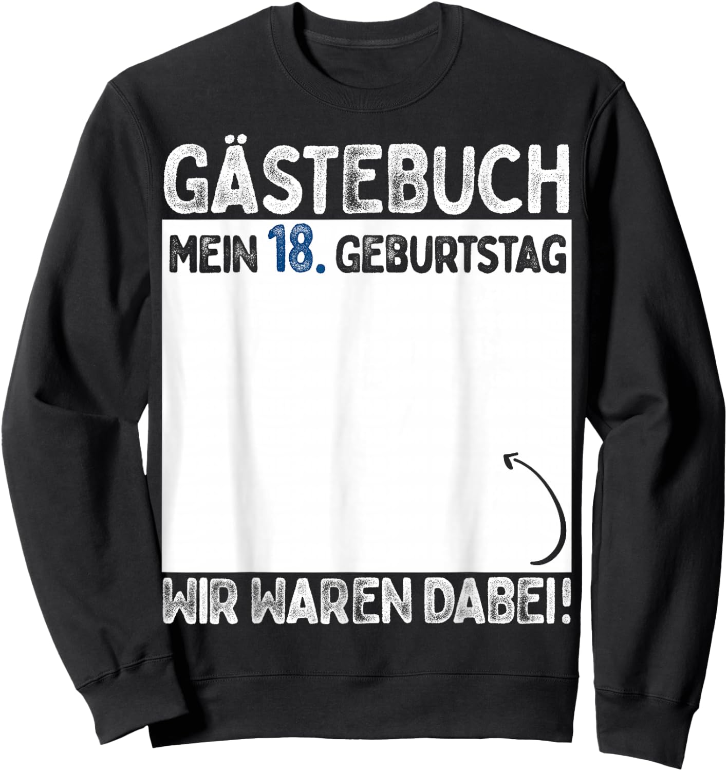 18th Birthday Boy Girl 18 Years 2006 Funny Gift , black Sweatshirt - Sweatshirt | Black