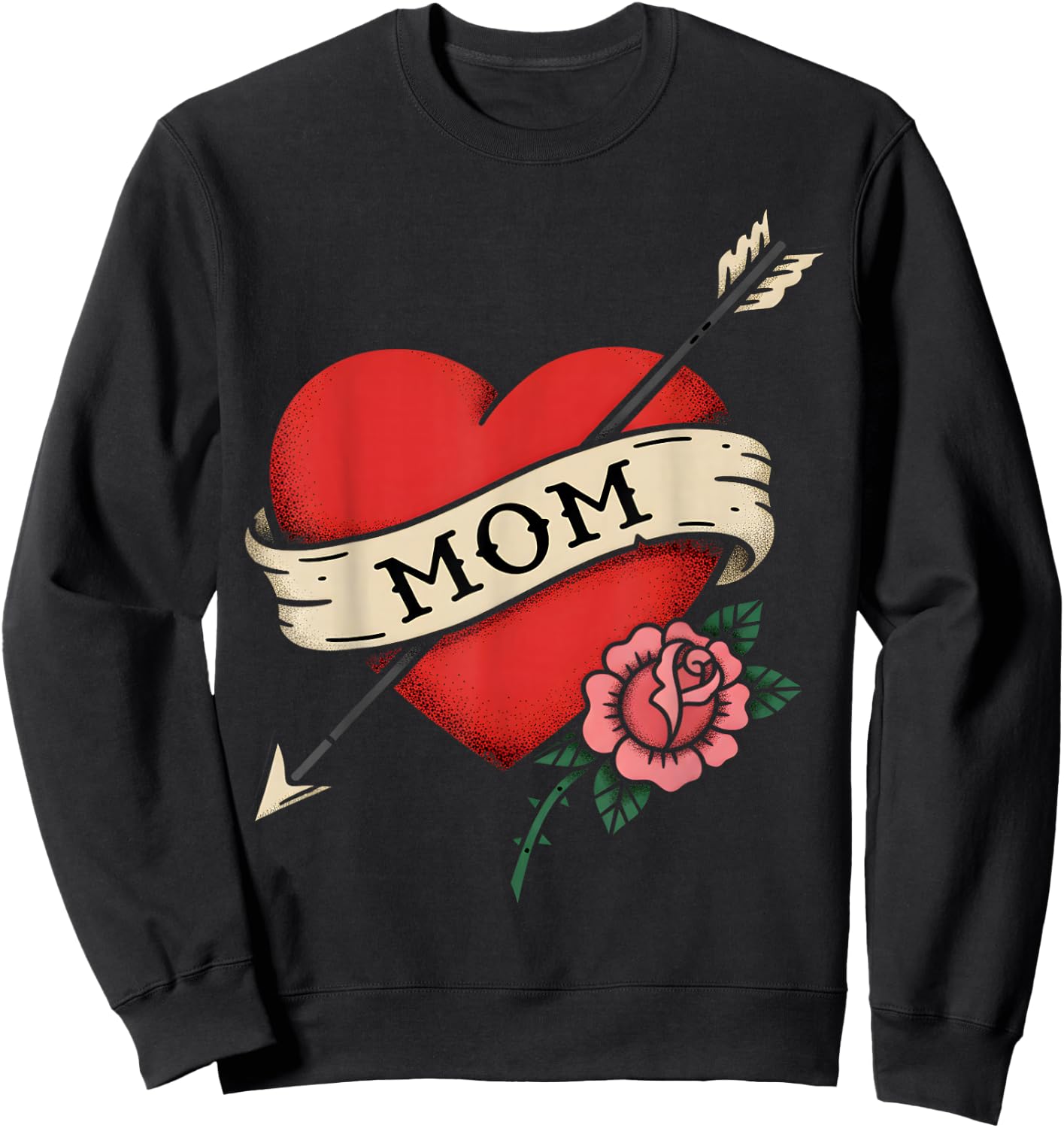 Maman tatouée Sweatshirt - Sweatshirt | Black