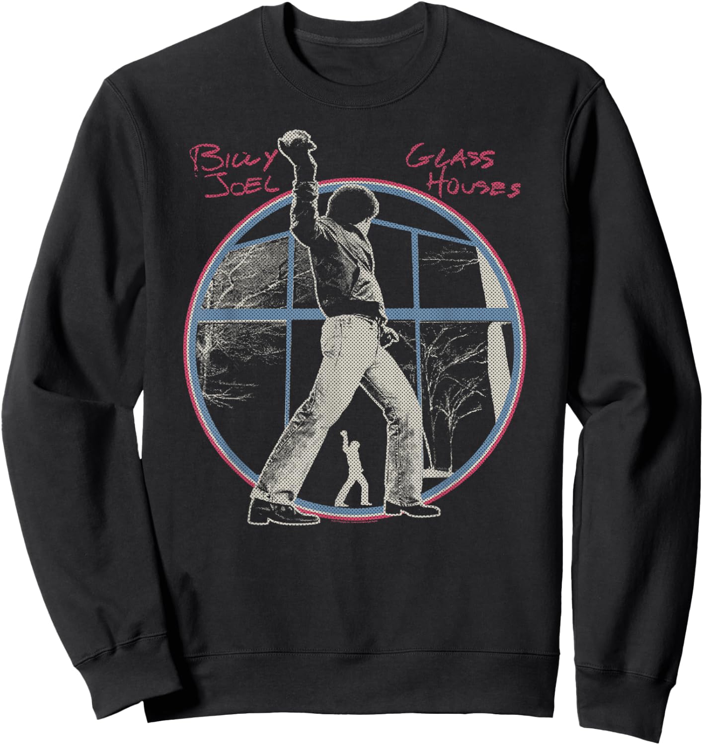 Billy Joel - Glass Houses Sweatshirt - Sweatshirt | Black