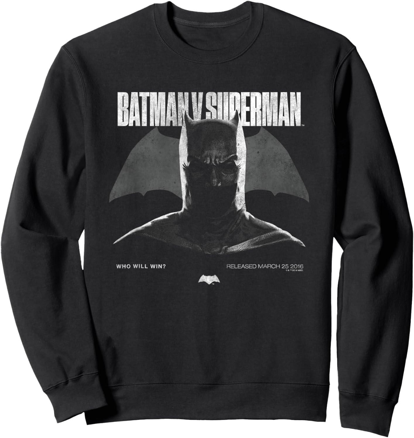 Batman v Superman Cowl 85th Anniversary Sweatshirt - Sweatshirt | Black