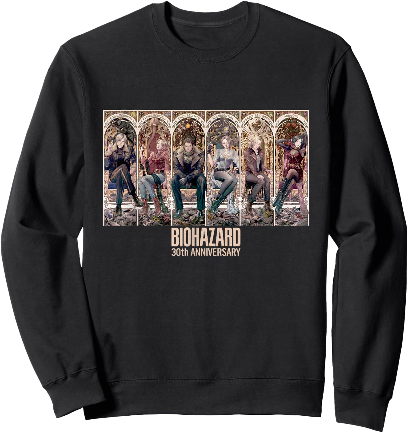 Resident Evil 30th Anniversary Key Art FP Sweatshirt - Sweatshirt | Black