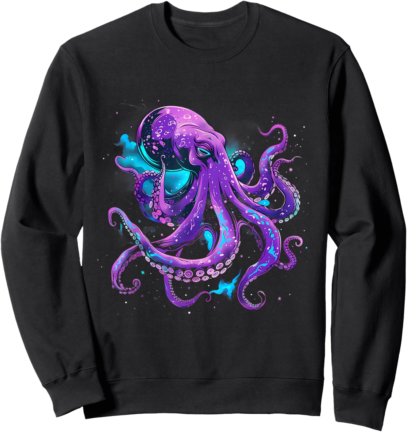 Octopus Cthulhu Kraken Sea Monster Ocean Sea Animal Lover Sweatshirt - Sweatshirt | Black