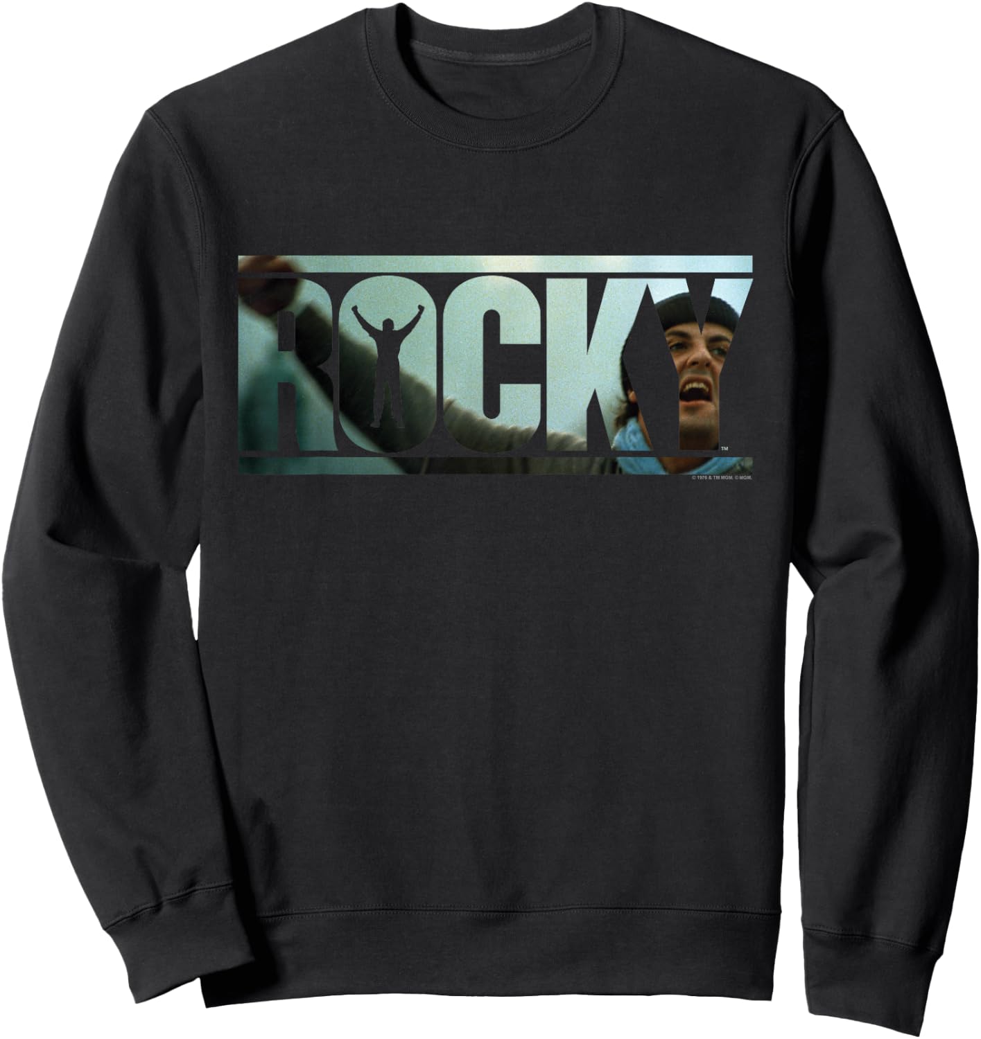 Rocky Cutout Logo Sweatshirt - Sweatshirt | Black