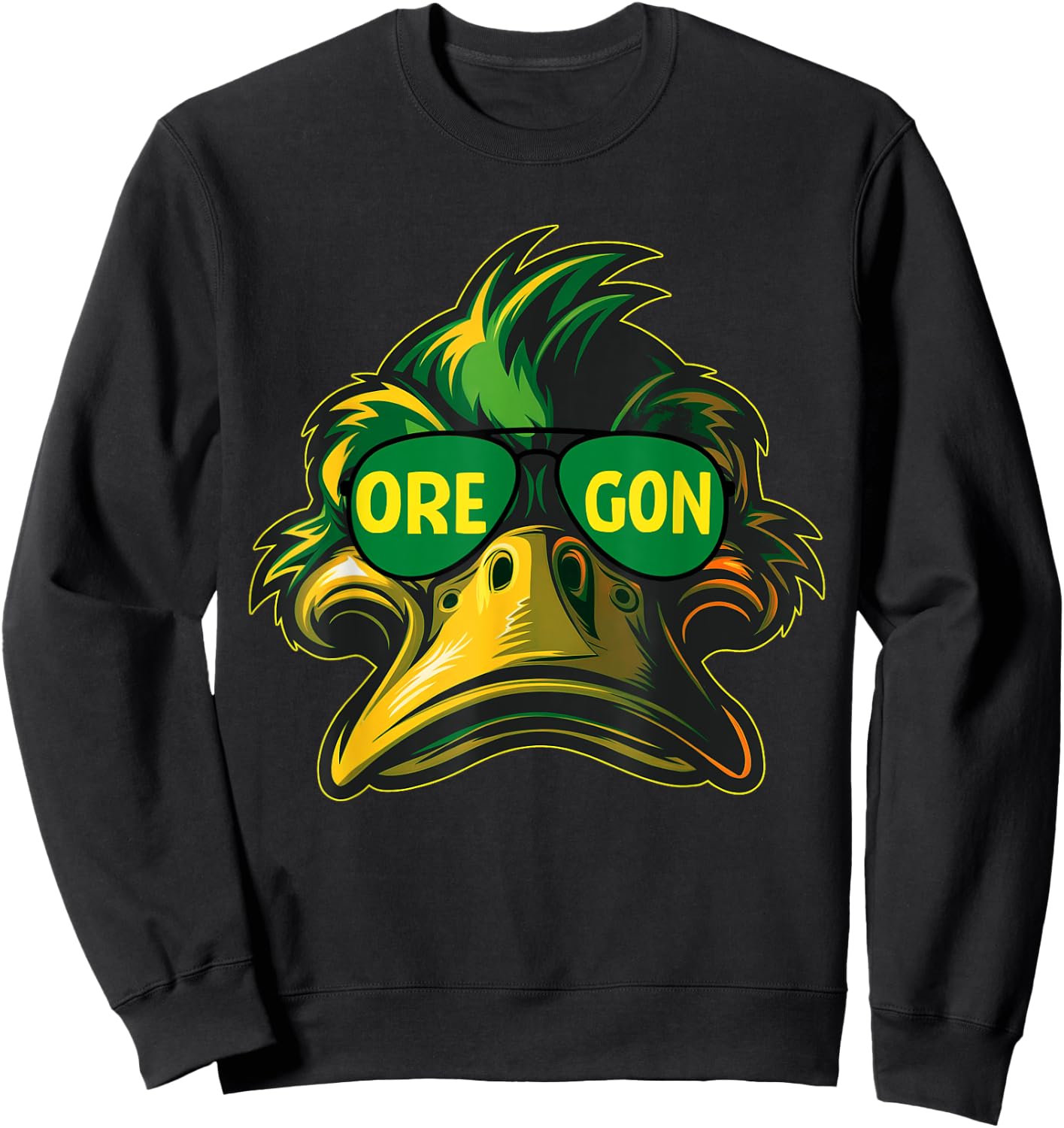 I Love Oregons Personalized Name Awesome Gift Sports Sweatshirt - Sweatshirt | Black