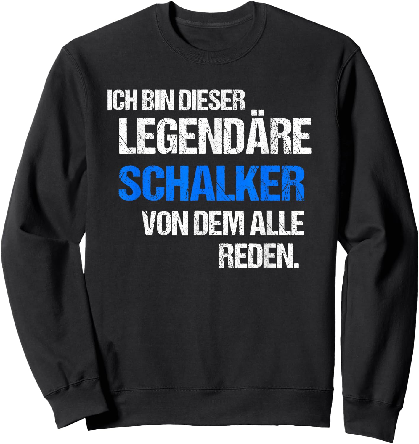 Schalke Gelsenkirchen with Saying City Souvenir Fan , black Sweatshirt - Sweatshirt | Black