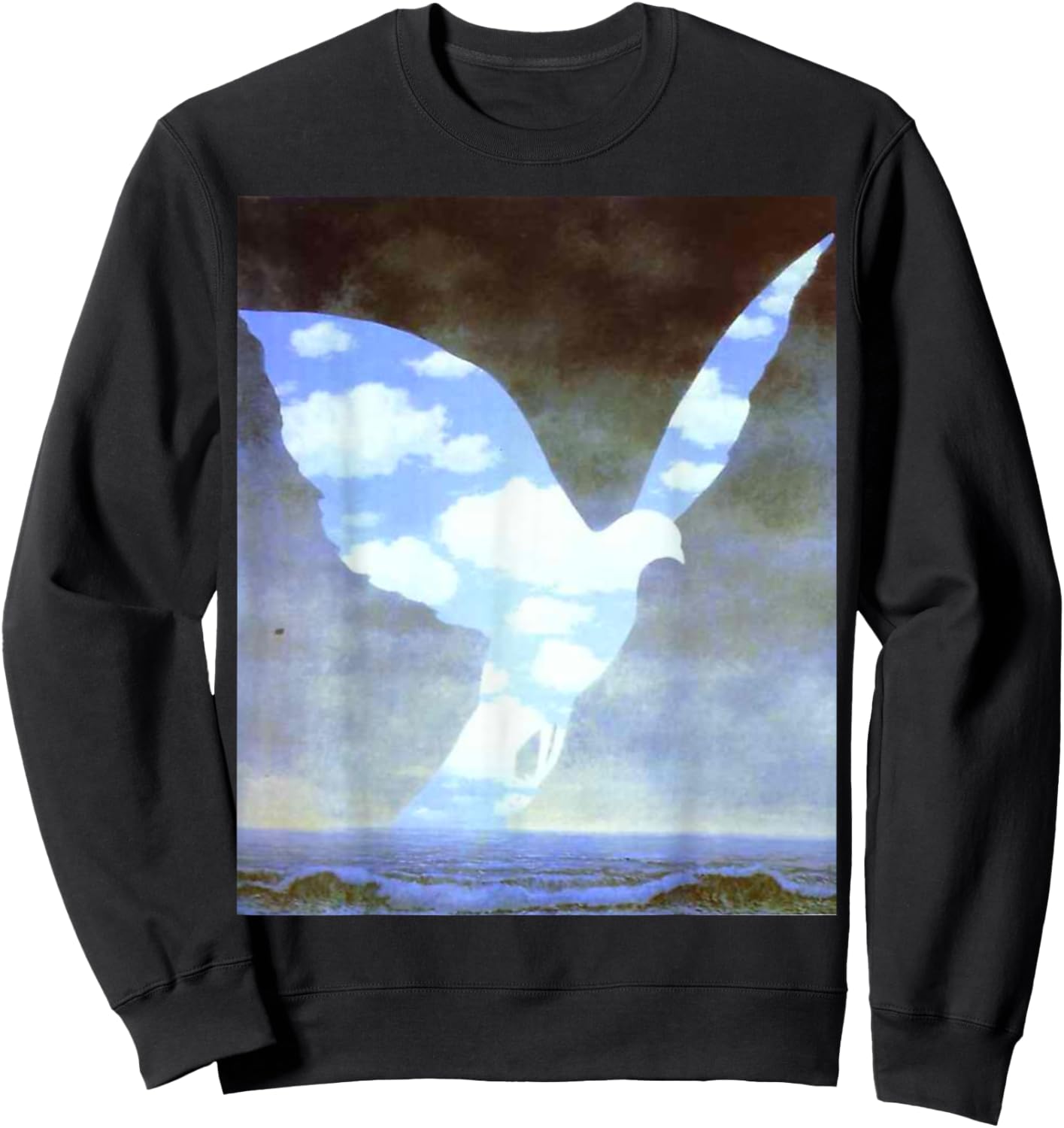 Handsome Shirts:Magritte 5 Sweatshirt - Sweatshirt | Black