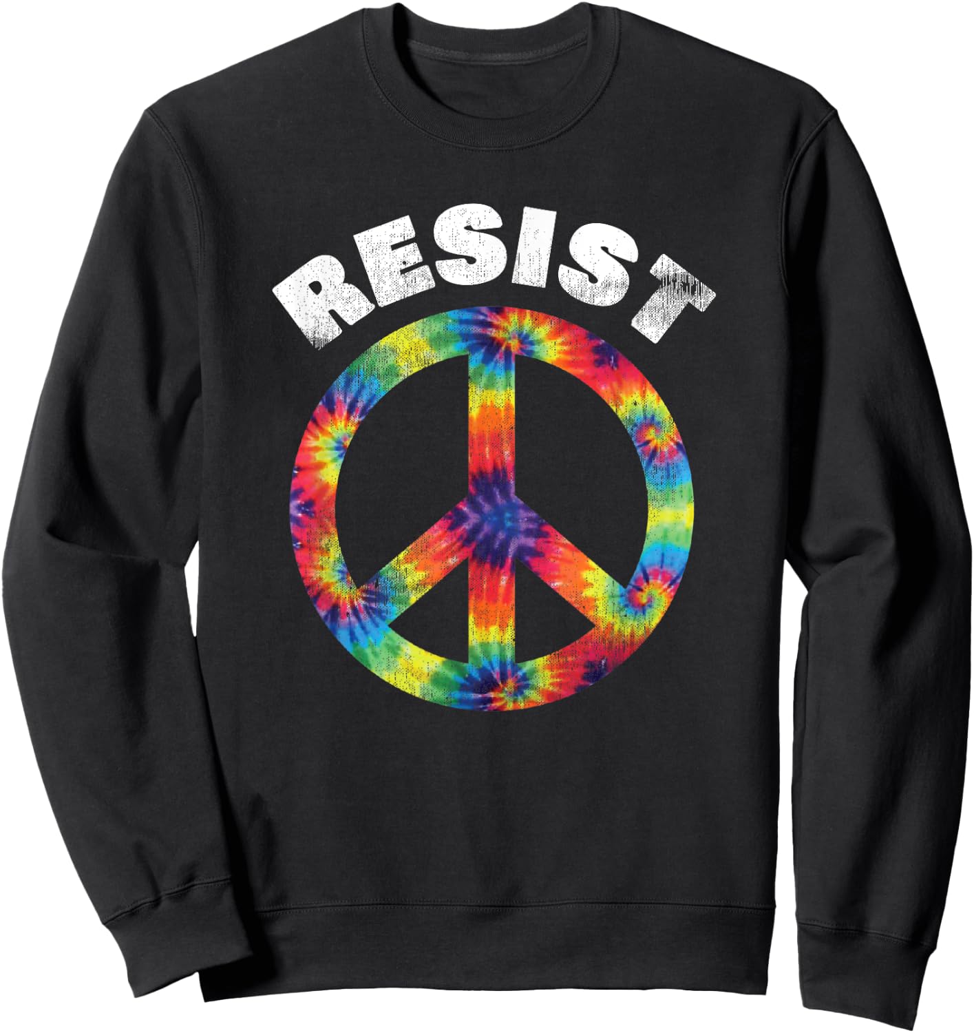 Peaceful Protest | Resist Sweatshirt - Sweatshirt | Black