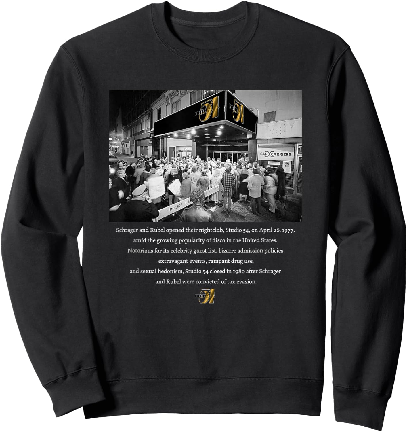 Studio 54_Disco_004 Sweatshirt - Sweatshirt | Black