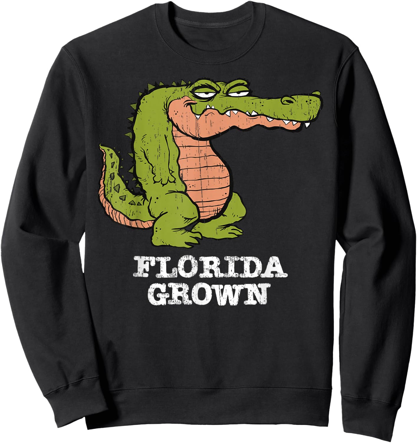 Florida Flo Grown Shirt Miami Orlando Tampa Destin Flag Sweatshirt - Sweatshirt | Black