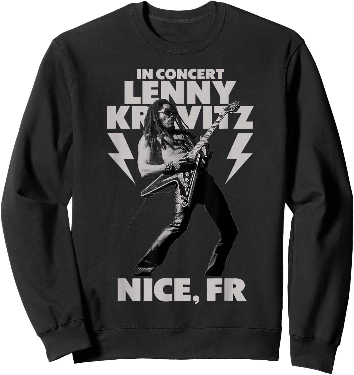 Lenny Kravitz Blue Electric Light Tour 2025 Nice Sweatshirt - Sweatshirt | Black