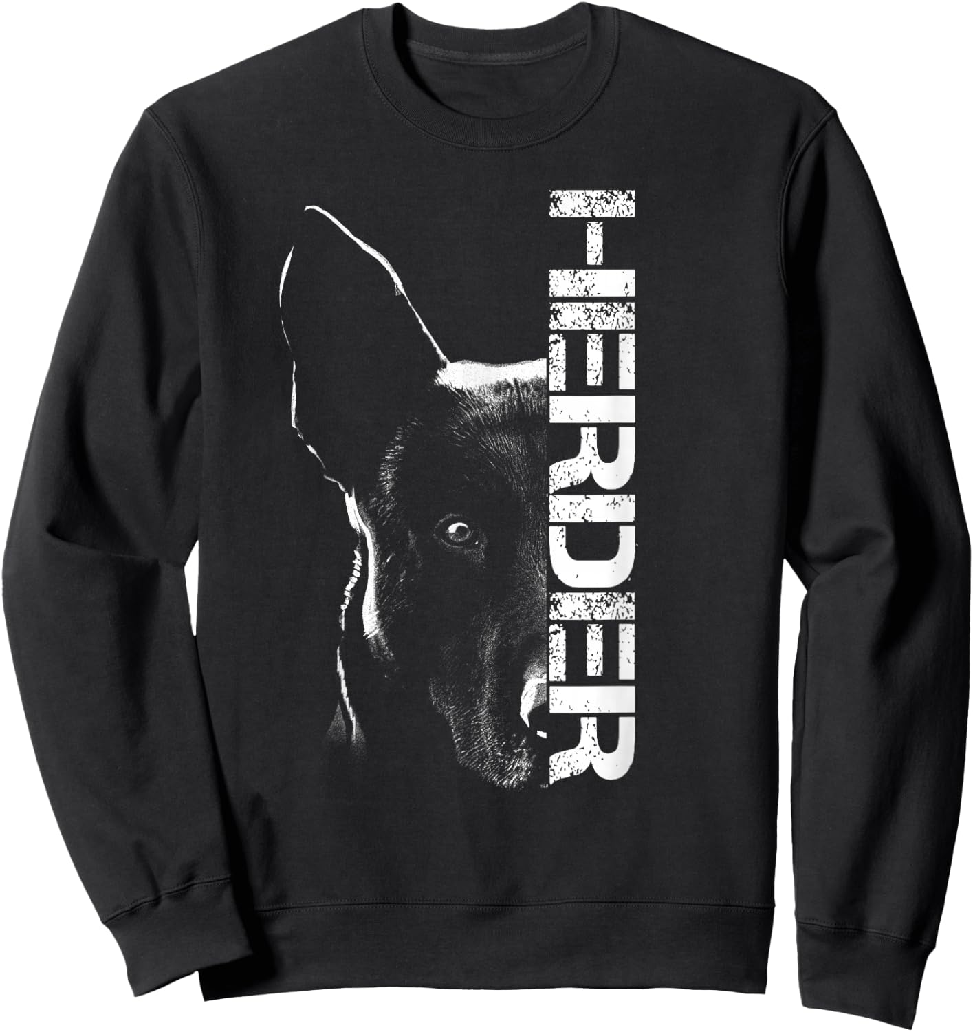 Herder Holländischer Schäferhund Hollandse Herdershond Sweatshirt - Sweatshirt | Black
