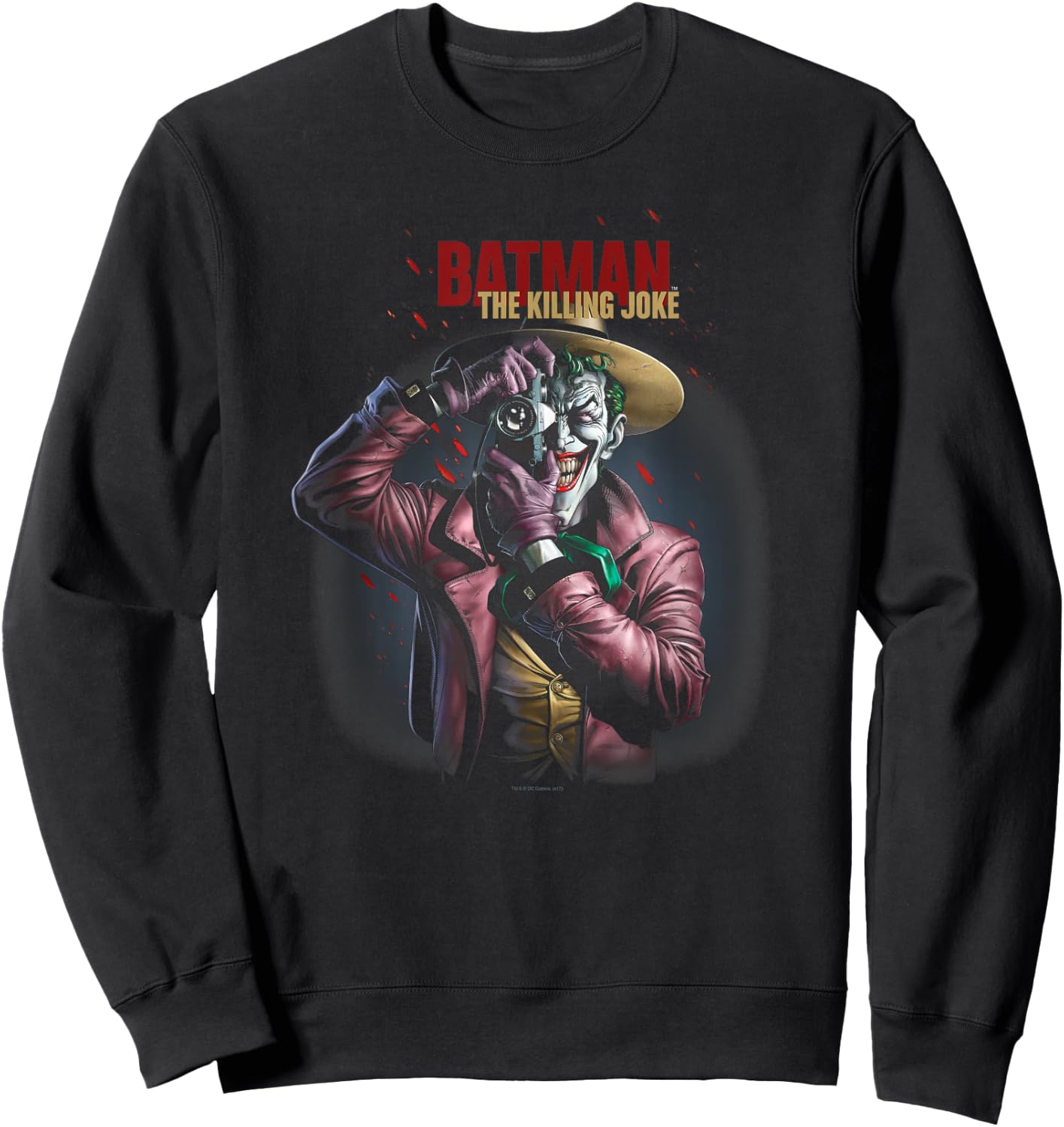 Batman Joker The Killing Joke Camera Sweatshirt - Sweatshirt | Black