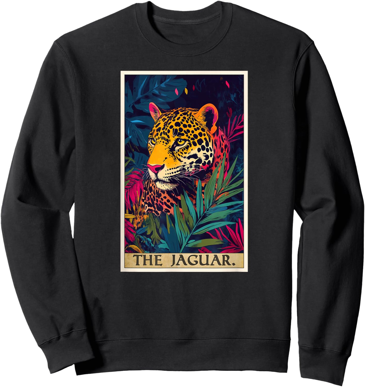 Jaguar Animal Sweatshirt - Sweatshirt | Black