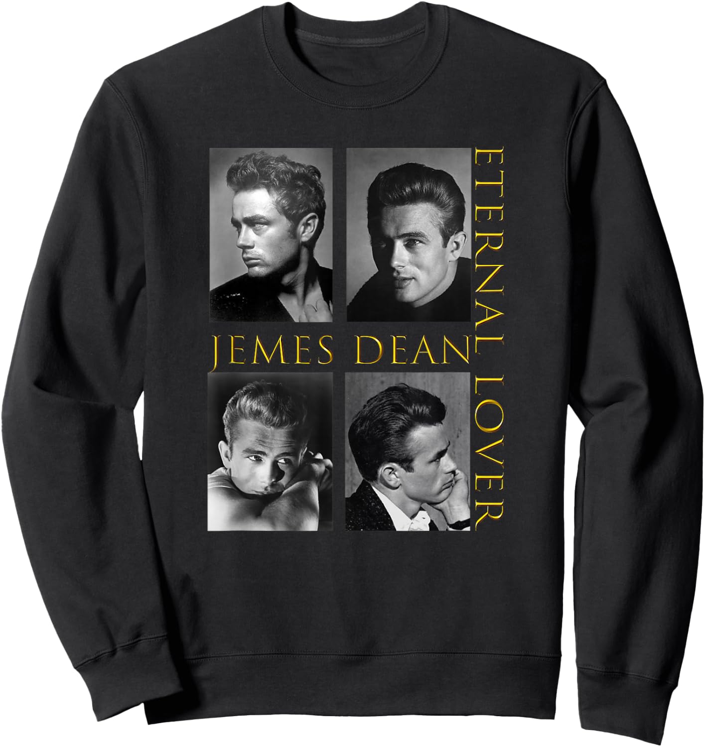 James Dean_002 , Black, S Sweatshirt - Sweatshirt | Black