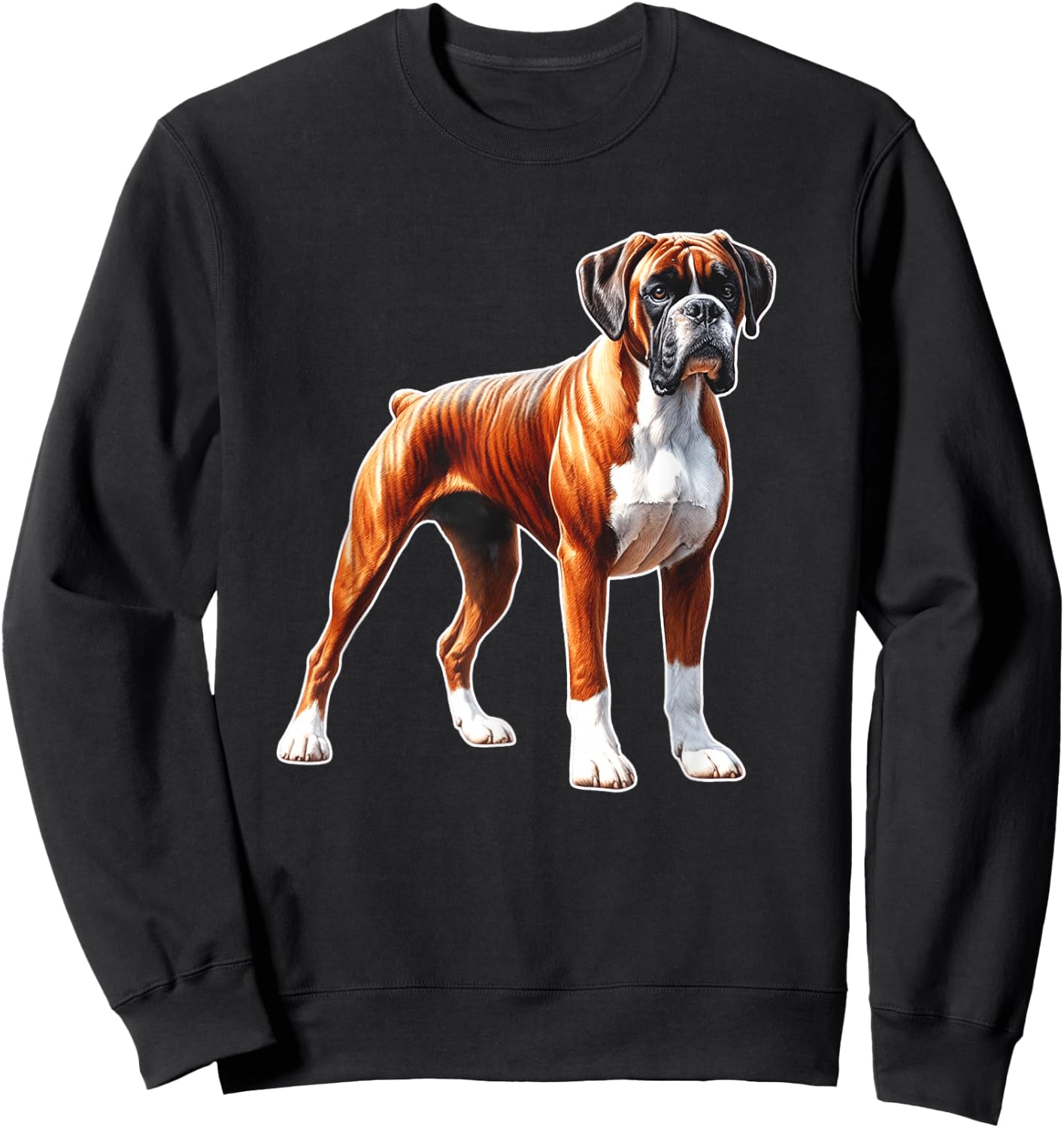 Boxer Dog Sweatshirt - Sweatshirt | Black