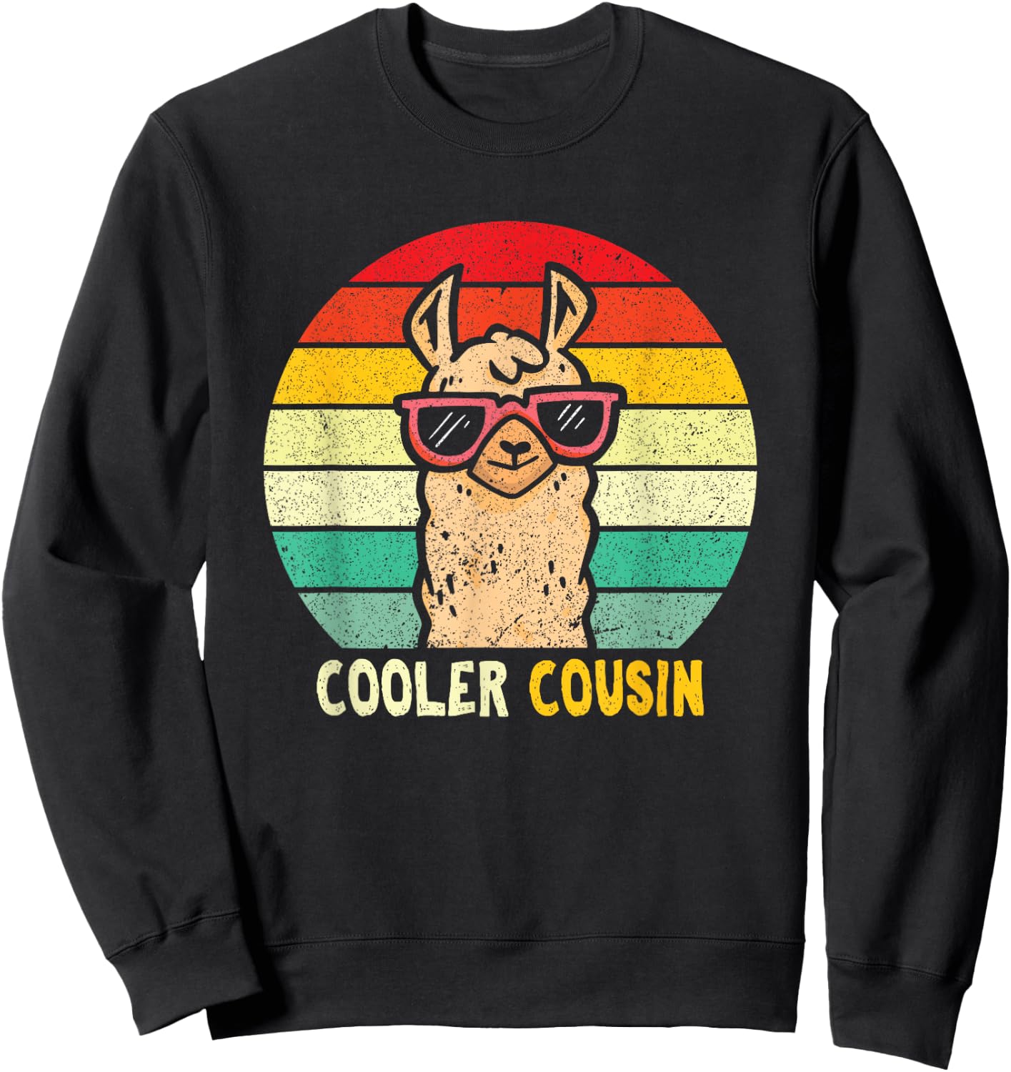 Alpaca Bester Cooler Cousin , black Sweatshirt - Sweatshirt | Black