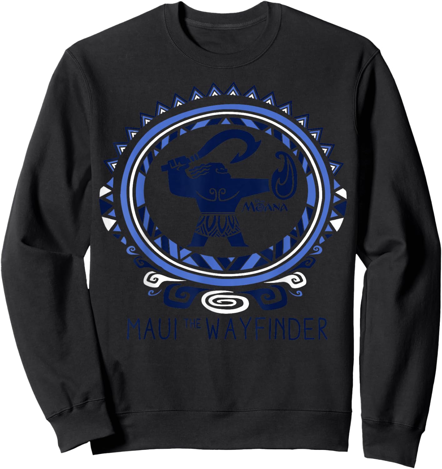 Disney Moana Maui The Wayfinder Graphic Sweatshirt - Sweatshirt | Black