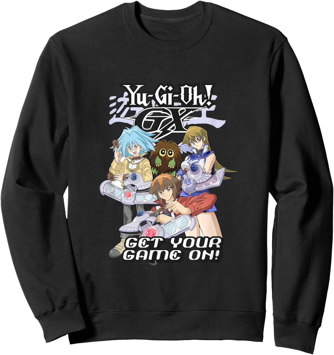 Yu-Gi-Oh! Game On Quote PAPL2535 Game Graphic Clothing Sweatshirt - Sweatshirt | Black