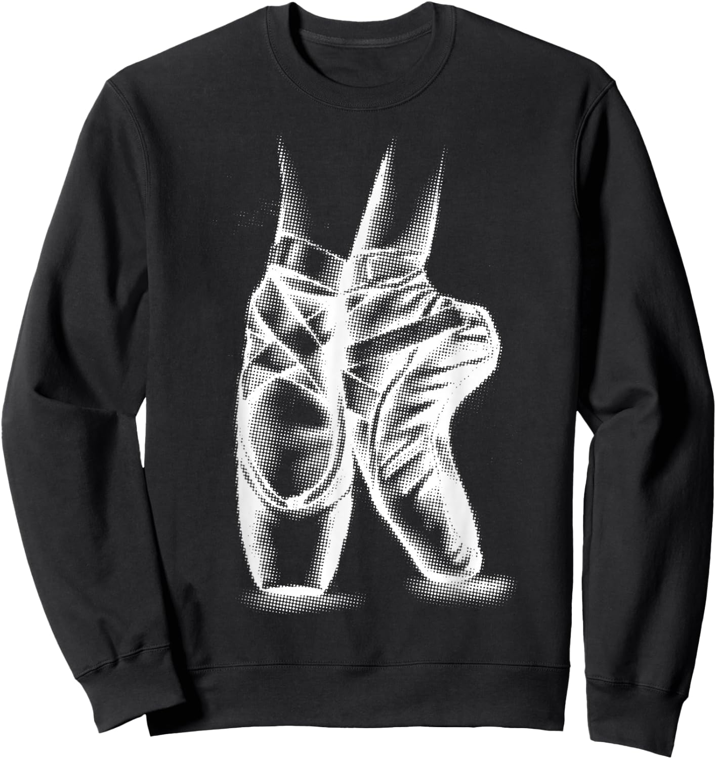 Ballerina Ballet Shoes Shirt | Cool Toe Dancing Gift Sweatshirt - Sweatshirt | Black